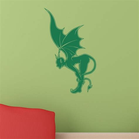 Demon Lady With Wings Wall Sticker Decal World Of Wall Stickers