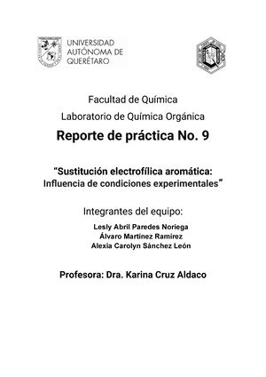 Práctica 10 Sintesis de nerolina Facultad de Química Laboratorio de