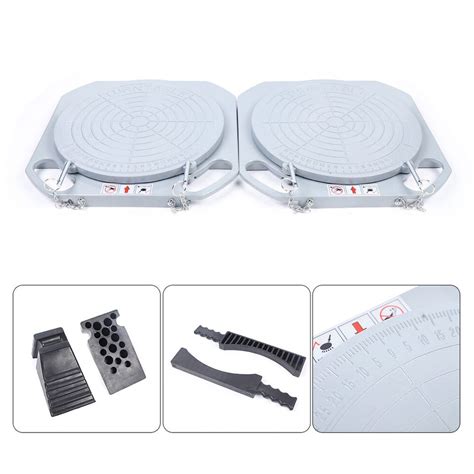 Ton Wheel Alignment Turn Plates Car Truck Front End Wheel Tool