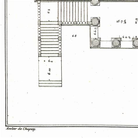 Villa Foscari Floor Plan 1842 La Malcontenta Palladio