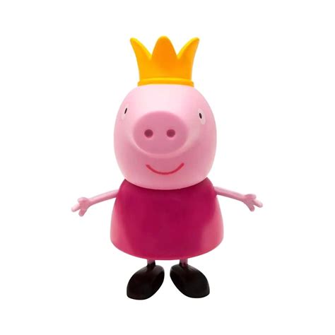 Boneca Peppa Pig Porquinha Vinil Princesa Original Elka Loja Zuza