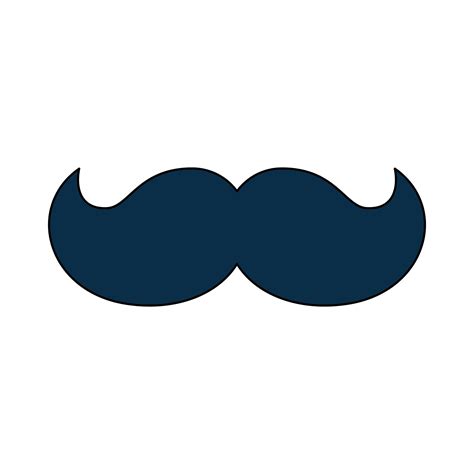 Desenho Vetorial De Bigode Masculino Isolado Vetor No Vecteezy