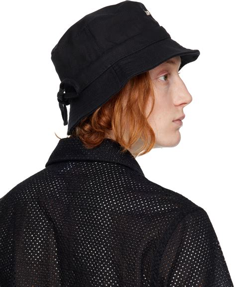 Jacquemus Black Le Bob Gadjo Bucket Hat Jacquemus