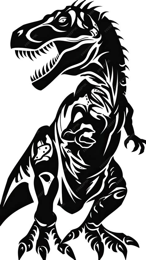 Tyrannosaurus Dinosaur Svg Files Cricut Silhouette Clip Art Vector