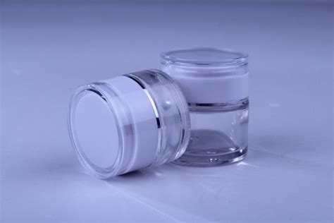 30g 50g White Glass Cosmetic Jar With Screw Lid For Face Cream