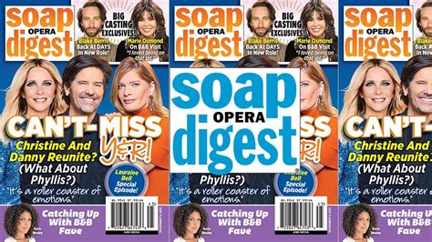 A360media Discontinues Weekly Print Edition Of Soap Opera Digest Shifting Resources To Digital