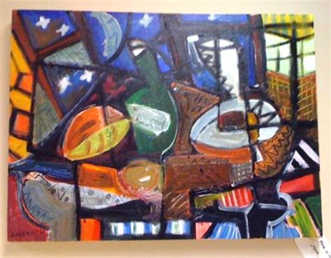 Cubism Food Original Art By Enrique Lazzaro Picassomio