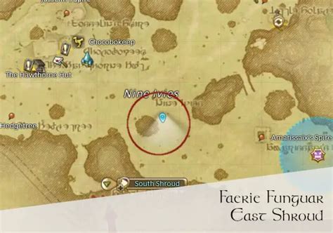 Faerie Funguar Location FFXIV FF14 Hunting Log