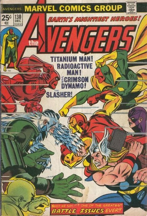 THE AVENGERS Vol 1 Numero 130 de Sal Buscema 1974 Cómic El Boletin