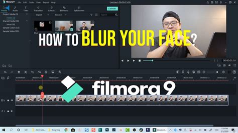 Filmora 9 Blur Effect Face Motion Tracking Tutorial YouTube