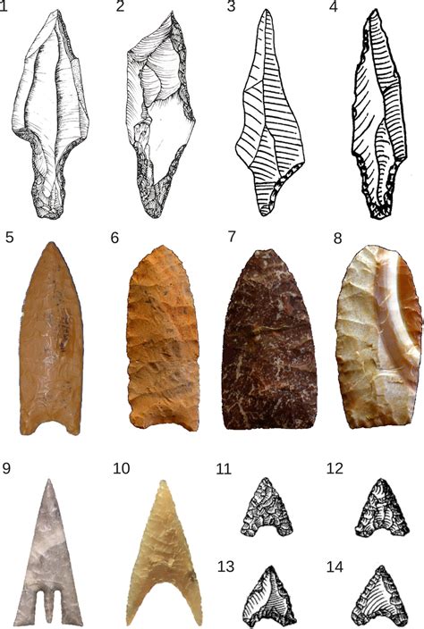 Examples Of Lithic Artefacts Subjected To 2D GMM Analysis 14 Large