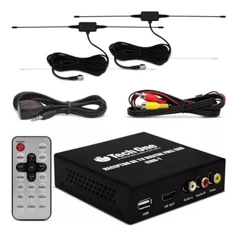 Receptor Tv Full Hd Automotivo Tech One Saida Hdmi E Rca Frete grátis