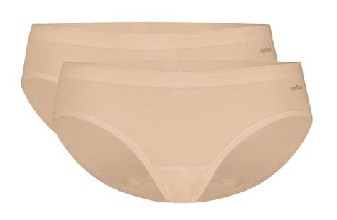 Ten Cate Basics Organic Cotton Stretch Dames Bikini Pack Beige