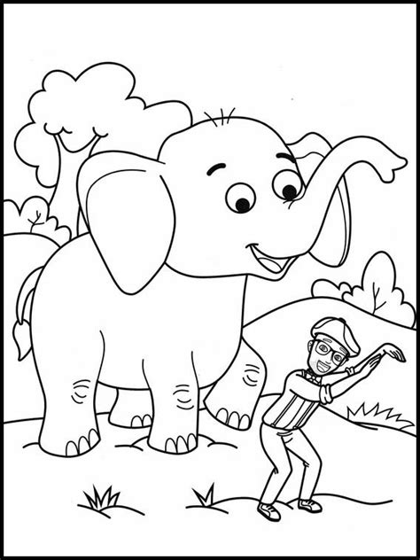 45 Blippi Zoo HD - Coloring Pages Printable