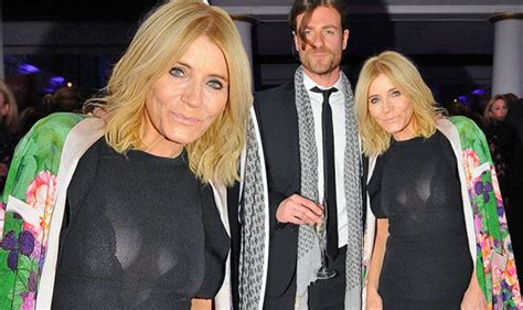 Michelle Collins Exposes Sexy Lace Bra As Suffers Wardrobe Malfunction