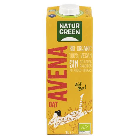 Bebida De Avena Sin Az Car Bio Naturgreen L En Biosano