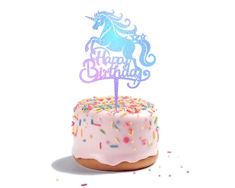 Unicorn Topper Svg Unicorn Cake Topper, Unicorn Party Decor, Unicorn ...