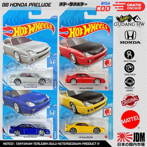 Jual HOT WHEELS HONDA PRELUDE SET SILVER Kota Depok GUDANG HW Tokopedia