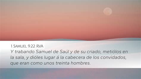 1 Samuel 9 22 RVA Desktop Wallpaper Y trabando Samuel de Saúl y de su