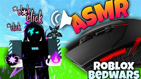 [asmr] Roblox Bedwars With Handcam Very Clicky Youtube