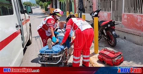 Hoy Tamaulipas Conductor Embiste Mujer En Moto Y Resulta Con Fractura