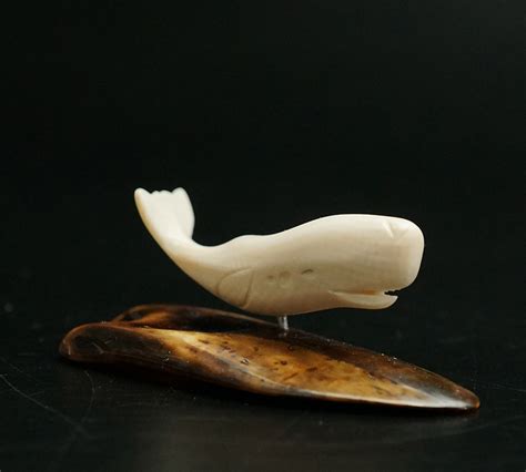 Alaskan Native Mammoth Tusk Carving of Humpback Whale – Home & Away Gallery