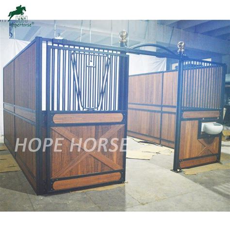 Metal Shelter Prefab Stables Equipment With Hdg Finish Permanent Bamboo