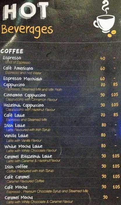 Coffee Lounge Menu, Menu for Coffee Lounge, MG Road, Kochi - Zomato