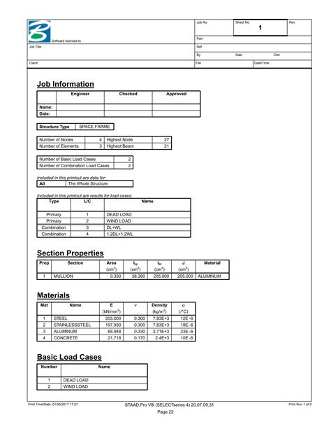 STRUCTURAL CALCULATION CURTAIN WALL SAMPLE DESIGN PDF