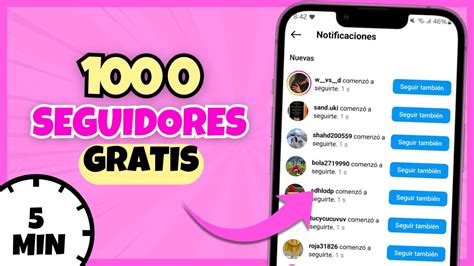 Como Ganar 1000 Seguidores En Instagram Gratis En 5 Minutos🔥 Youtube