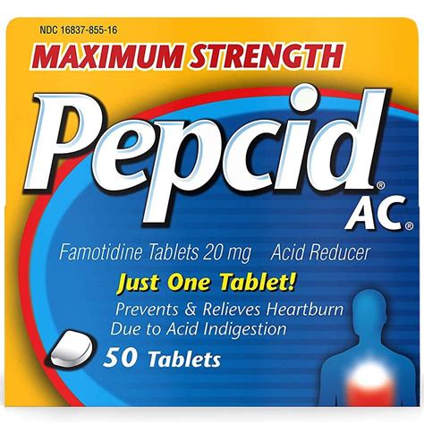 Pepcid Ac Maximum Strength Tablets 50ct