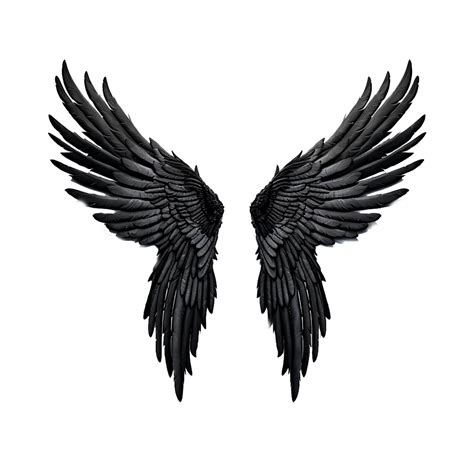 Black Wings Ai Generative 24491090 Png