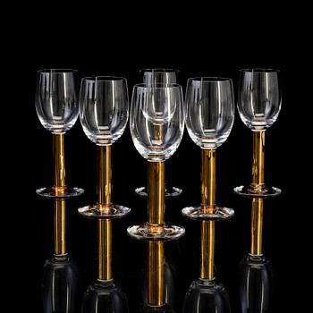 GUNNAR CYRÉN VINGLAS sex stycken Nobel Orrefors Bukowskis