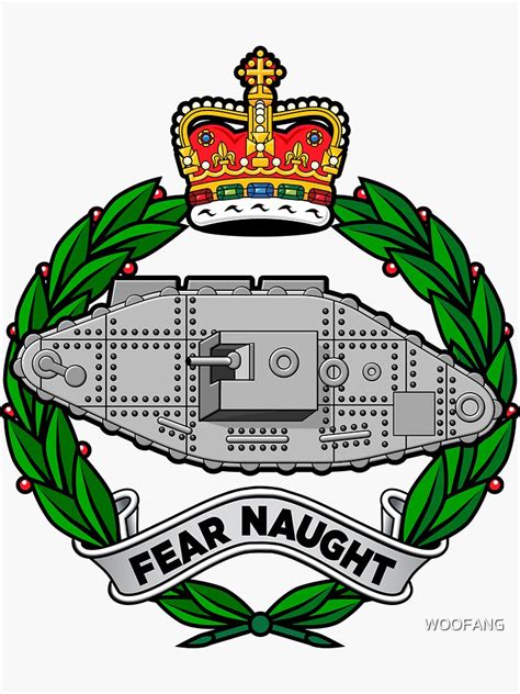 Royal Tank Regiment Sticker For Sale By Woofang Redbubble