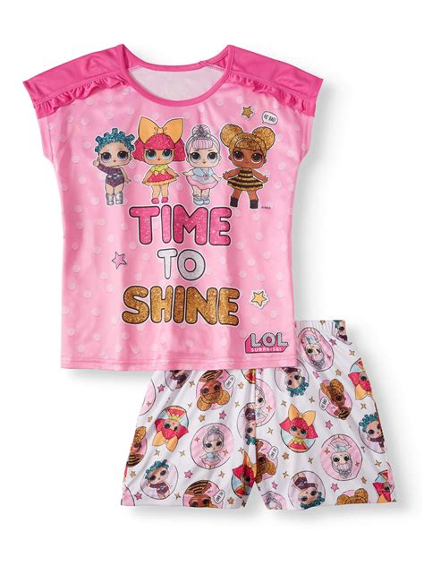 Lol Surprise Lol Surprise Girls 2 Piece Pajama Sleep Set