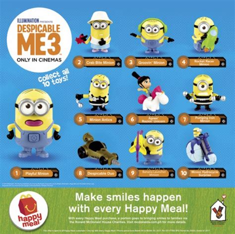 Minion Toys 4 2024 Mcdonald S Ines Rebeka