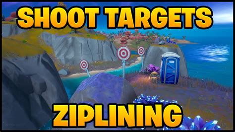 Shoot Targets While Ziplining Fortnite Week 2 Quest Youtube