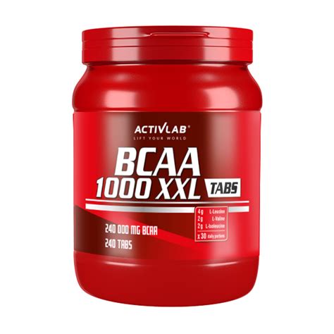 Activlab BCAA 1000 XXL Tabs 240tab Niskie Ceny I Opinie W Budujmase Pl