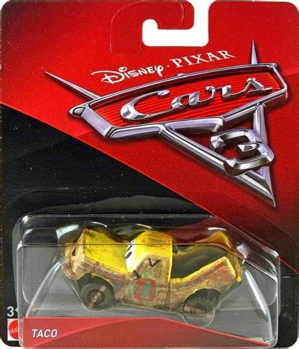 Disney Pixar Cars 3 Taco Thunder Hollow Raro Matell Lacrado