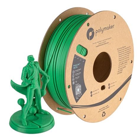 PolyLite PETG Verde 1 75mm 1Kg Polymaker Krear 3D