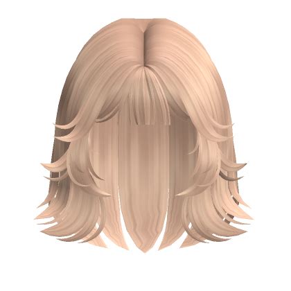 Messy Grunge Wolfcut In Blonde Roblox