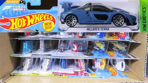 H USA Hot Wheels Case Unboxing Video With McLaren Senna YouTube