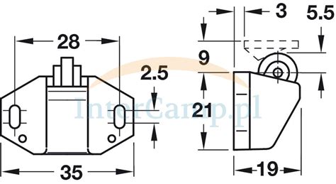 Rolka Zatrzask Szafek Mocowanie Blokada Kpl Intercamp