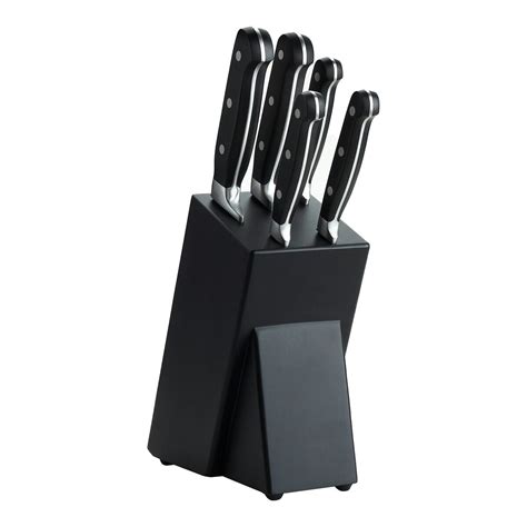 Hatchen 6 Piece Premium Stainless Steel Kitchen Knife Set With Block