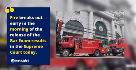 Fire Breaks Out In Supreme Court On April 12 Whatalife