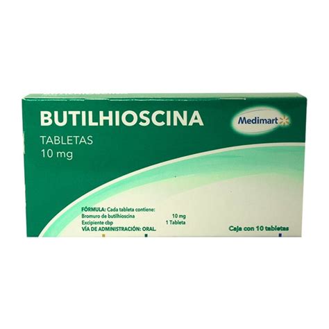 Butilhioscina Medi Mart 10 Mg 10 Tabletas Walmart