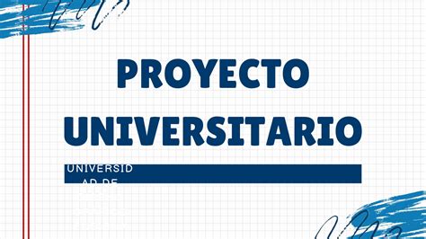 Proyecto Universitario Plantilla PowerPoint Temas PPT Gratis