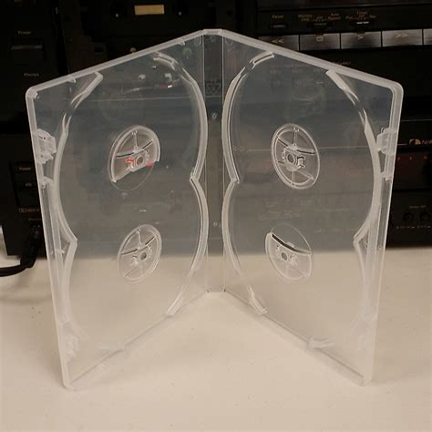 Pro Quality Clear 4-DVD Case, 14mm - 4-DVD Cases - DVD Cases - CD-DVD-Blu-Ray Packaging ...