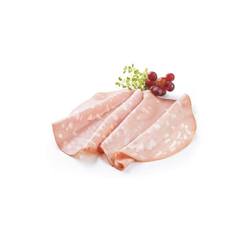 Mortadella From Bologna Igp Pgi Sliced W Pistachio Sliced Hams