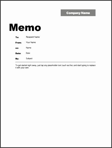 6 Inter Office Memo Template Sampletemplatess Sampletemplatess